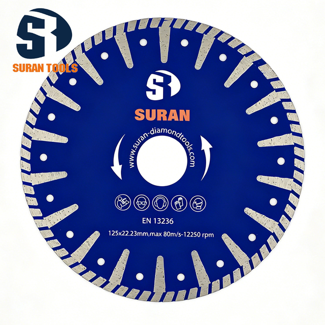 0205 Hot Pressed T-Seg. Continous Rim Diamond Blade