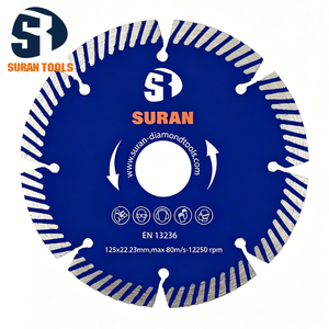 0201 Hot Pressed Beveled Turbo Diamond Blade