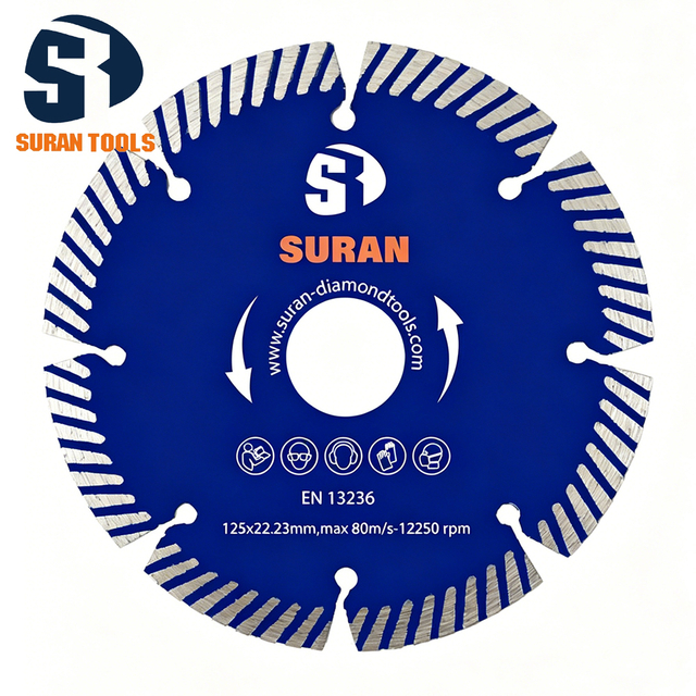 0201 Hot Pressed Beveled Turbo Diamond Blade