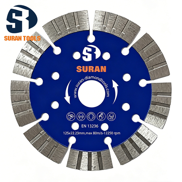 0214 Hot Pressed Multi-Hole Segmented Turbo Diamond Blade