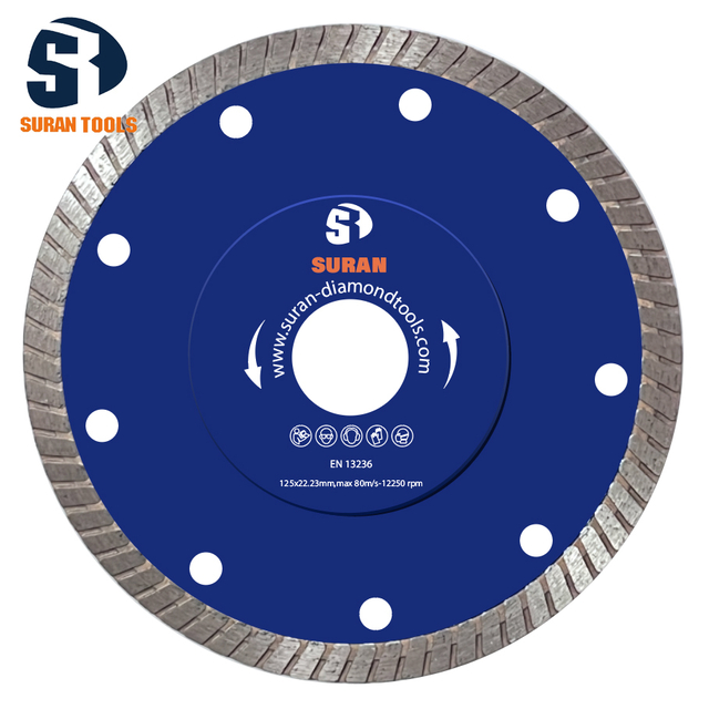 0109 Wide Turbo Hot Pressed Diamond Blade