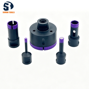 0915 Tile Ceramic Drilling Vacuum Brazed Diamond Core Bits Arranged Diamonds