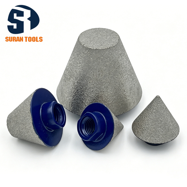 0911 Multi Purpose Drilling & Milling Vacuum Brazed Diamond Milling Cones