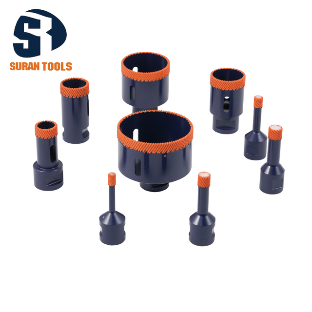 0916 Tile Ceramic Drilling Vacuum Brazed Diamond Core Bits Arranged Diamonds